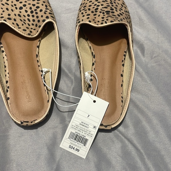 backless cheetah print flats - Picture 2 of 2